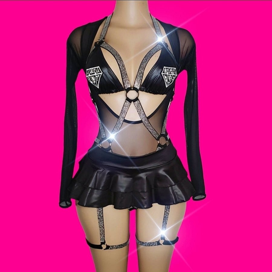 City of Diamonds| Exotic Skirt Set