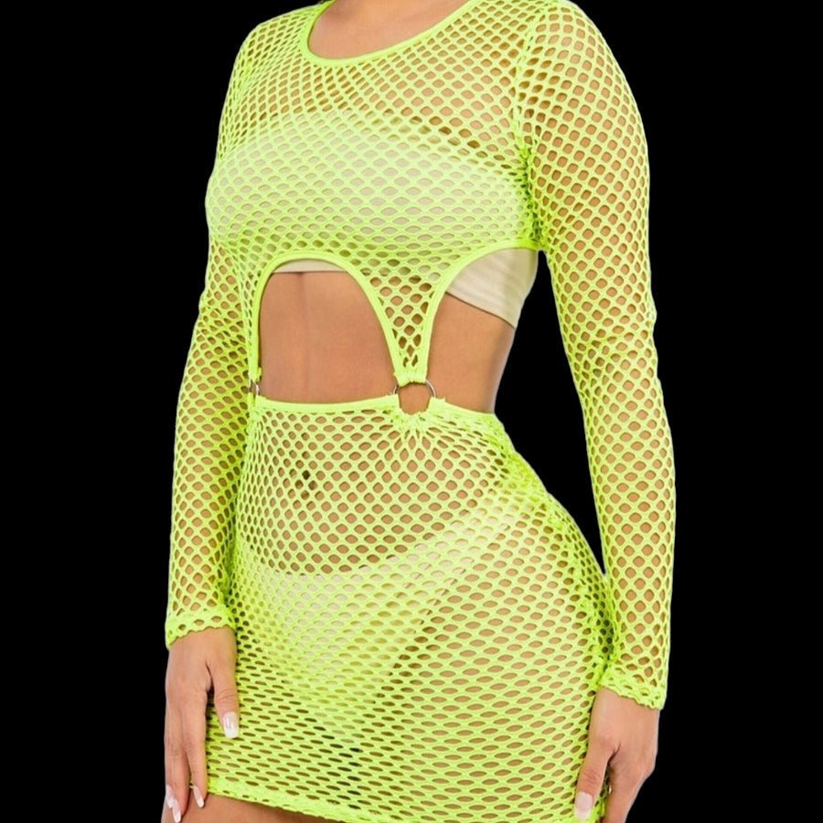 Risky Thoughts| Fishnet Dress